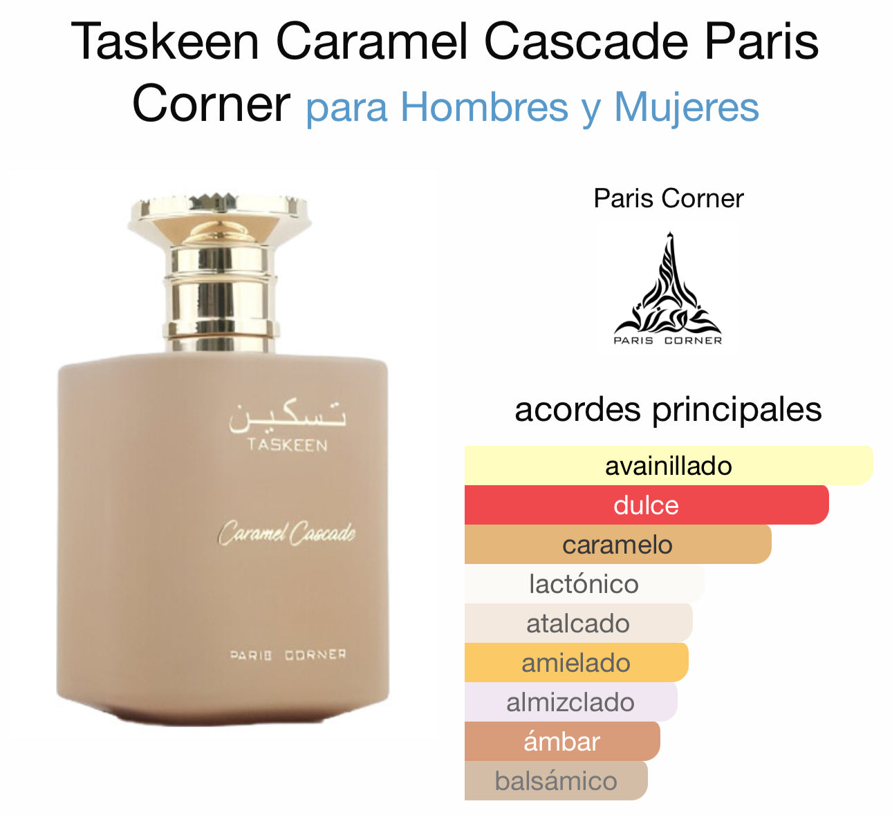 Taskeen Caramel Cascade (Pre-orden)