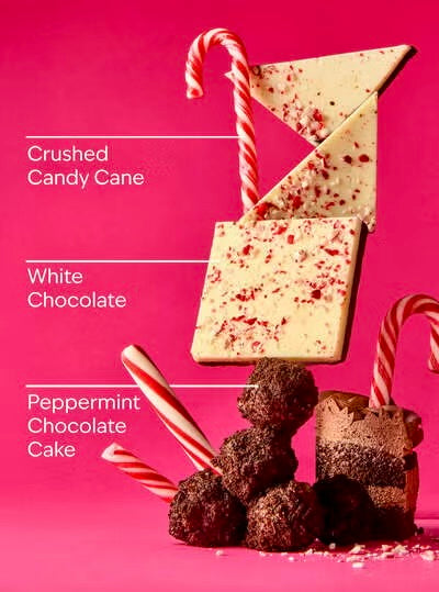Peppermint Bark Truffle