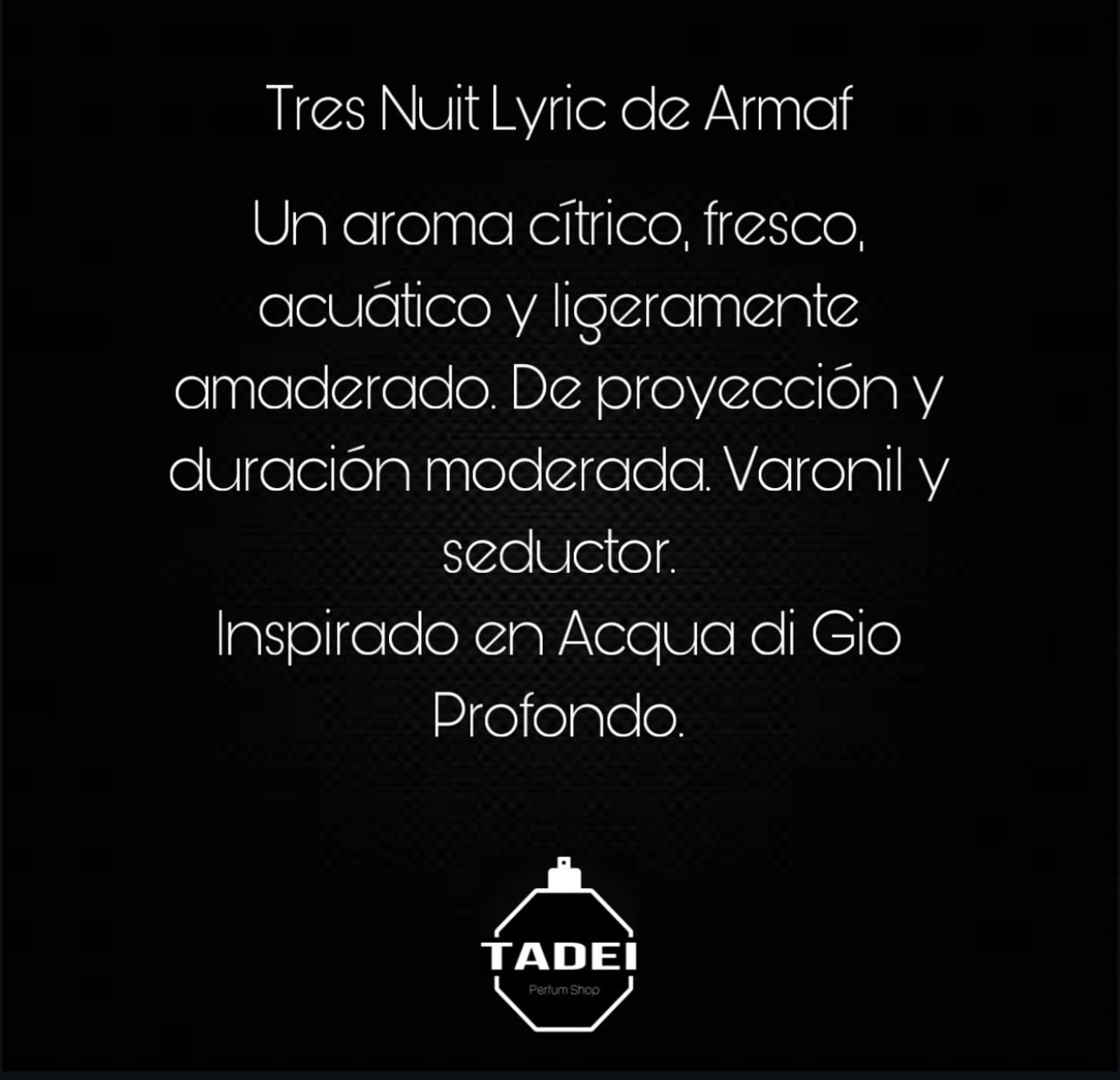 Tres Nuit Lyric