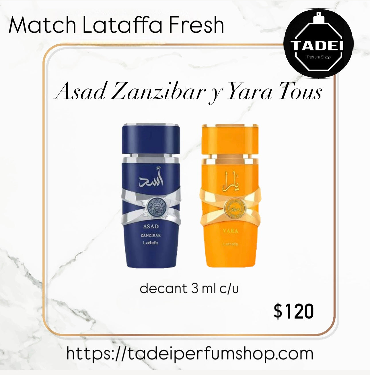 Match Lattafa Fresh