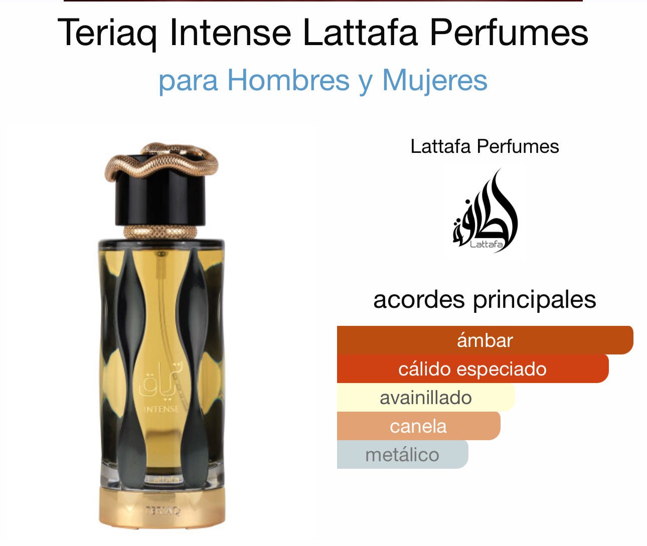 Teriaq Intense (Pre-Orden)