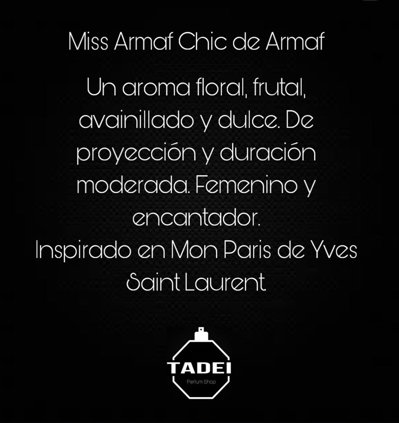 Miss Armaf Chic