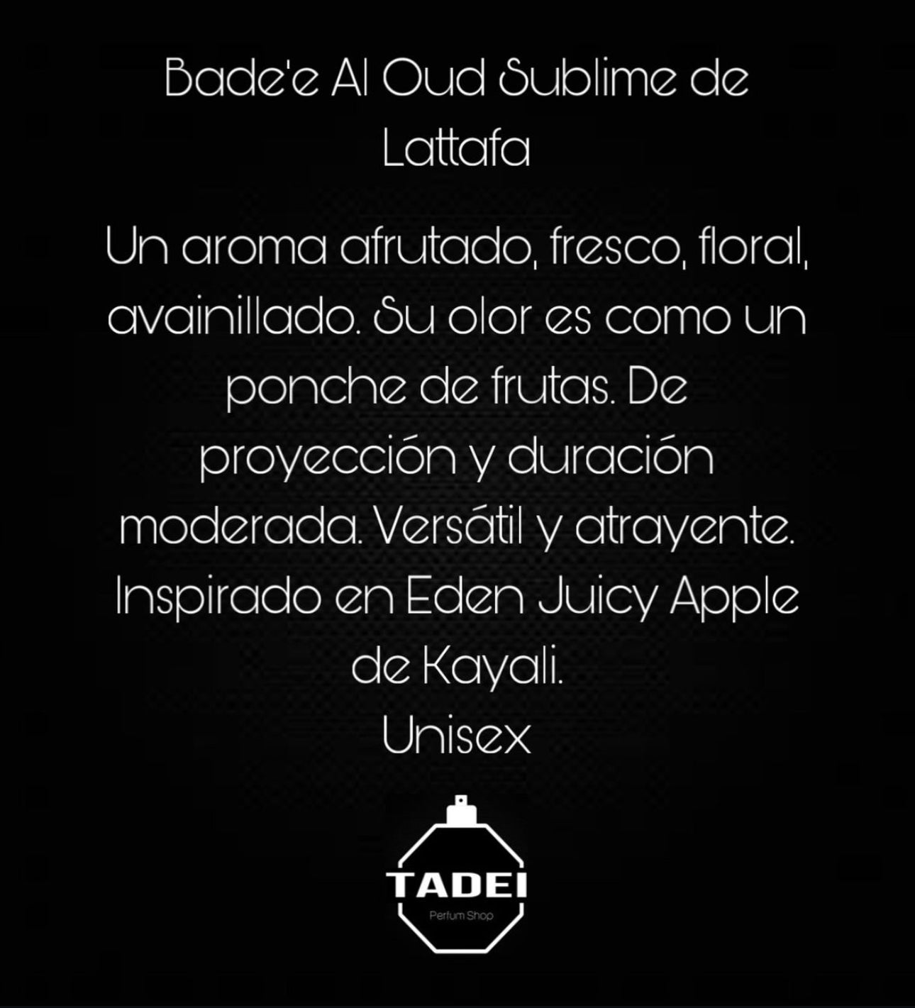 Bade’e Al Oud (Sublime)